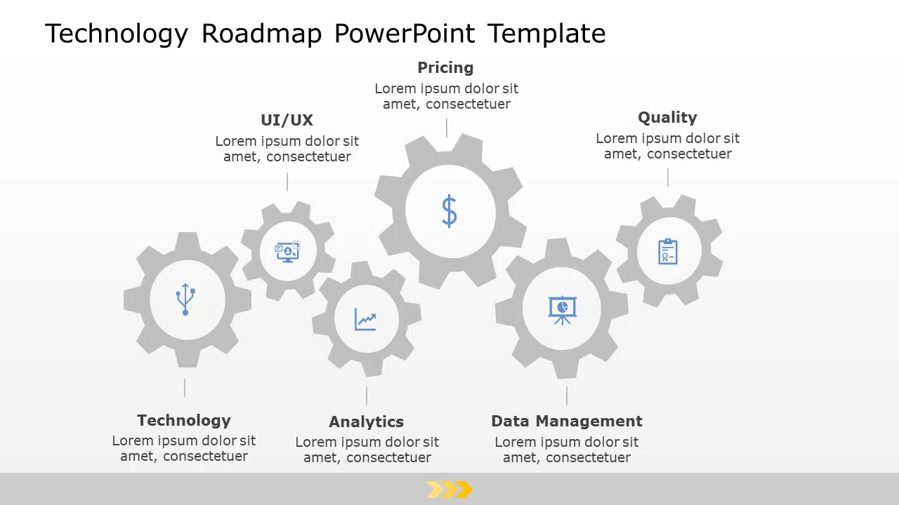 Technology Roadmap 06 PowerPoint Template & Google Slides Theme