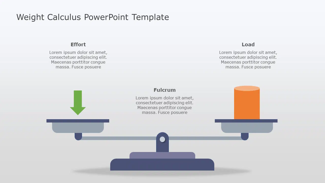 Weight Calculus 02 PowerPoint Template & Google Slides Theme