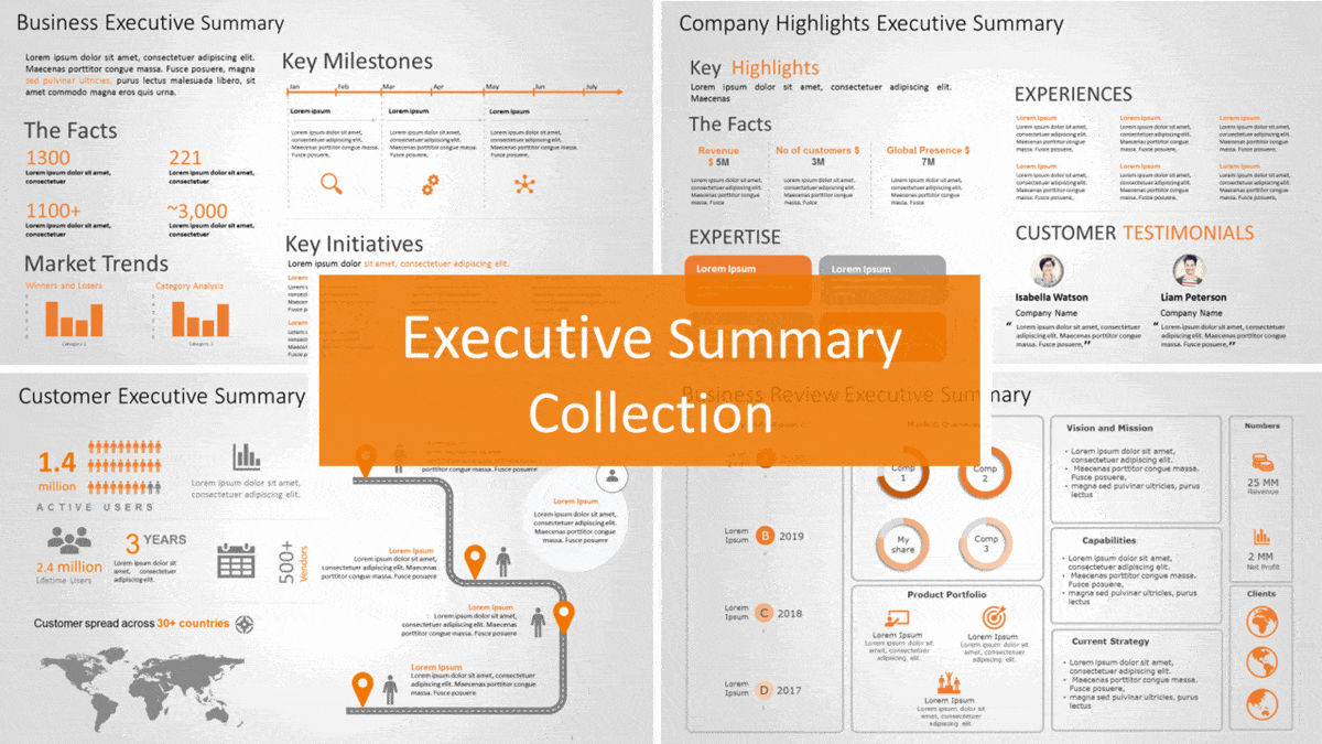 Executive Summary Template Collection