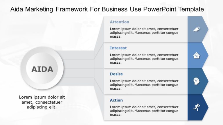 AIDA Marketing Framework for business use ,11k PowerPoint Template & Google Slides Theme