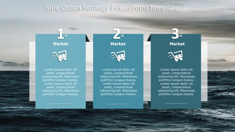 Blue Ocean Strategy 2 PowerPoint Template & Google Slides Theme