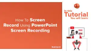 How To Screen Record Using PowerPoint Screen Recording | How To Record Your Screen | PowerPoint Tutorial