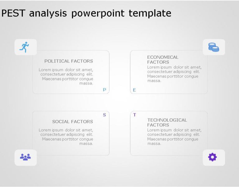 PEST Strategy for business use -1i PowerPoint Template