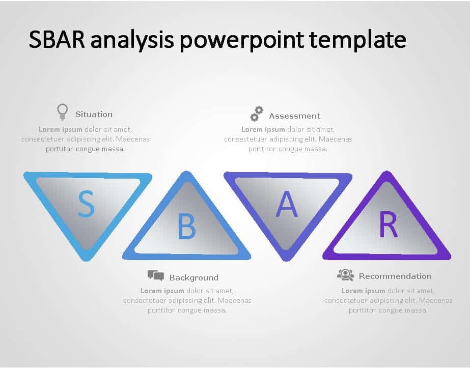 SBAR for business use ,4l PowerPoint Template