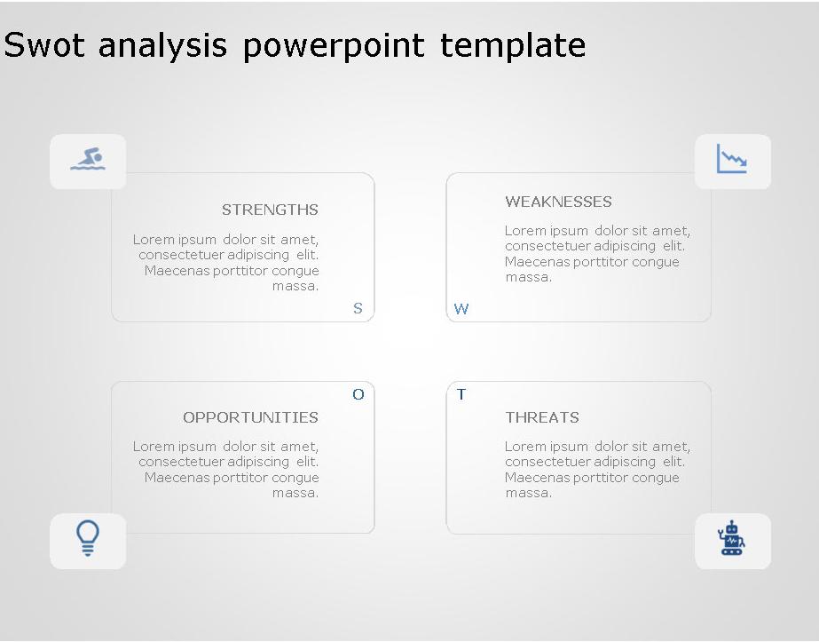 SWOT Analysis 123 PowerPoint Template
