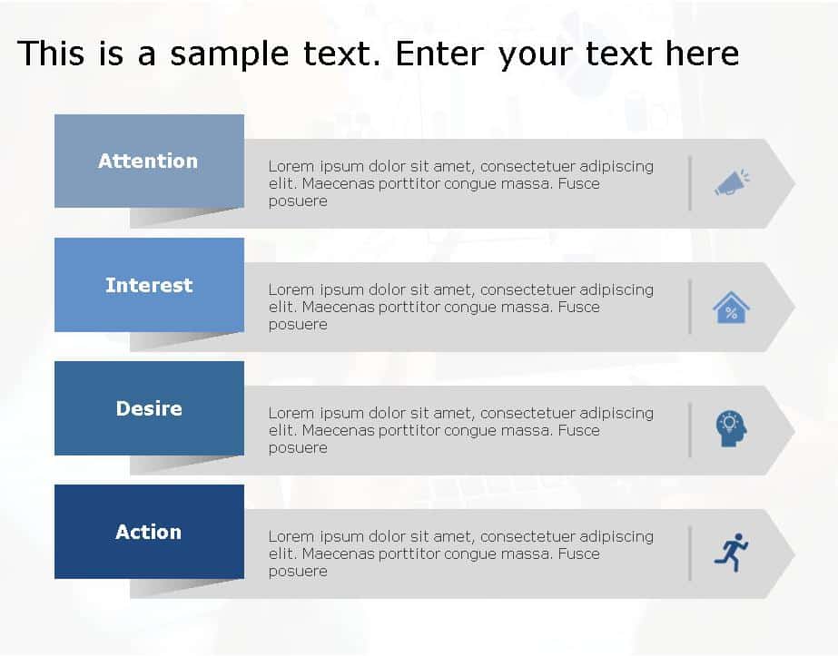 AIDA Marketing Framework for business use ,8k PowerPoint Template & Google Slides Theme