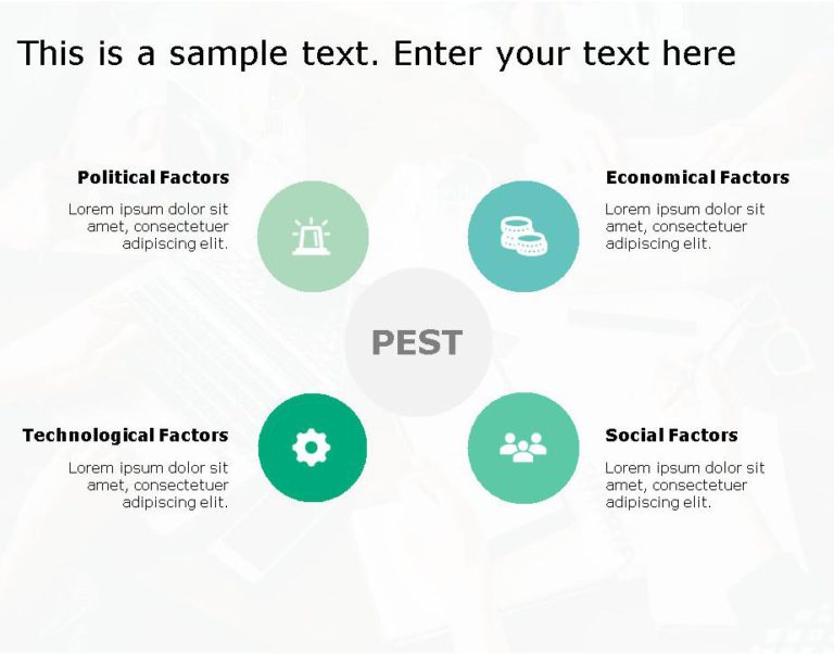 PEST Strategy for business use -8i PowerPoint Template