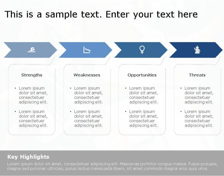 SWOT Analysis 106 PowerPoint Template & Google Slides Theme