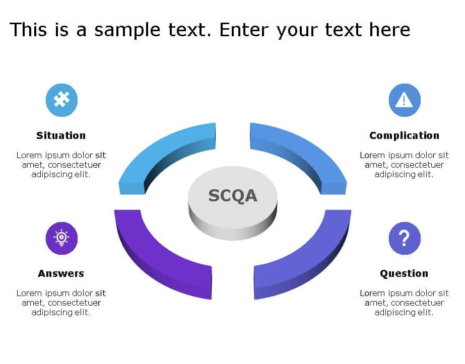 SCQA for business use ,17j PowerPoint Template & Google Slides Theme