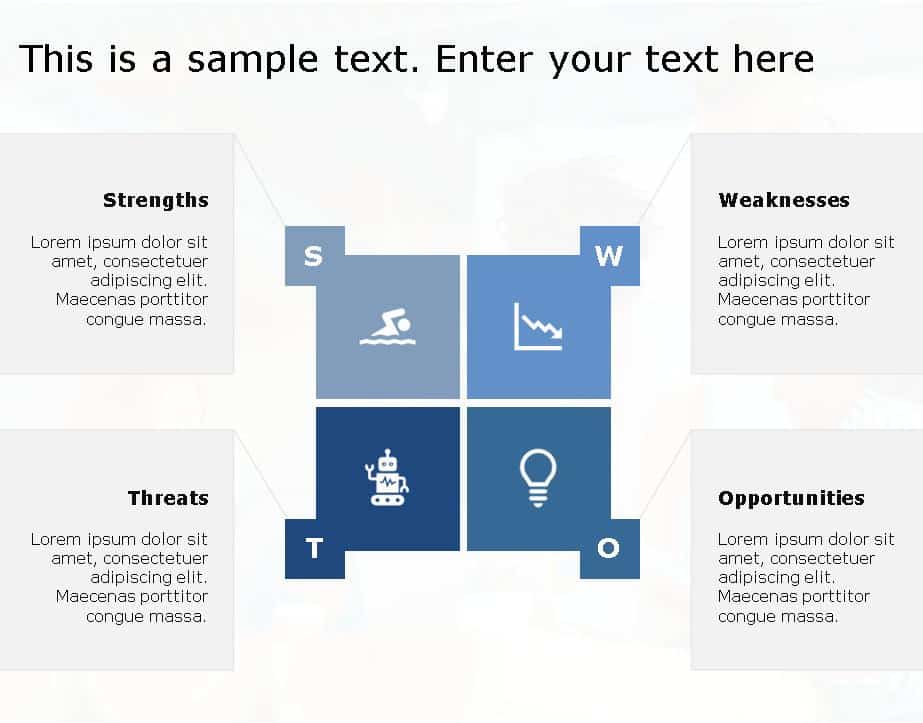 SWOT Analysis 112 PowerPoint Template & Google Slides Theme