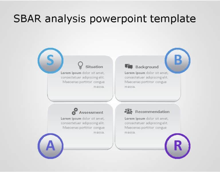 SBAR for business use ,23l PowerPoint Template