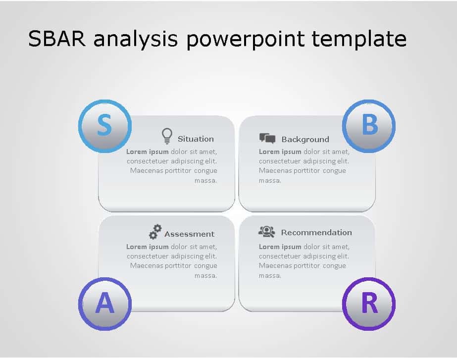 SBAR for business use ,23l PowerPoint Template