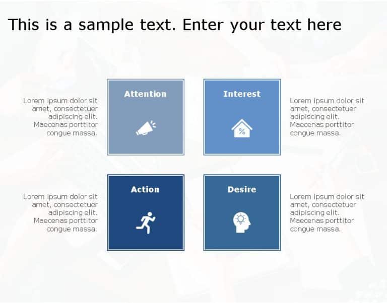AIDA Marketing Framework for business use ,16k PowerPoint Template & Google Slides Theme