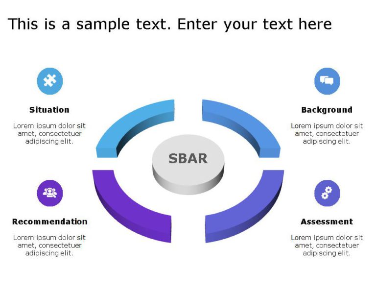 SBAR for business use ,24l PowerPoint Template & Google Slides Theme