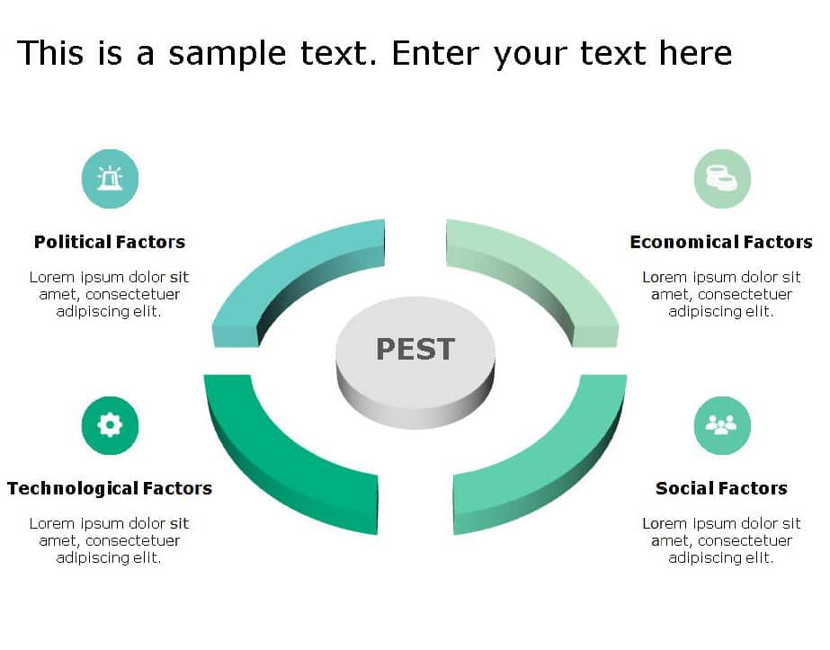 PEST Strategy for business use 30i PowerPoint Template