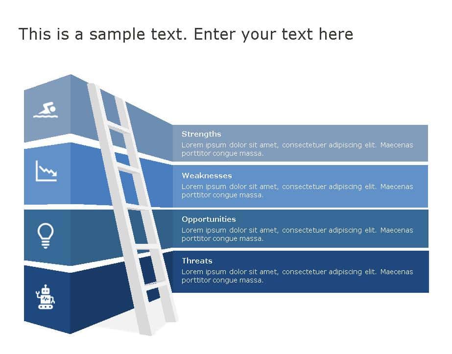 SWOT Analysis 125 PowerPoint Template & Google Slides Theme