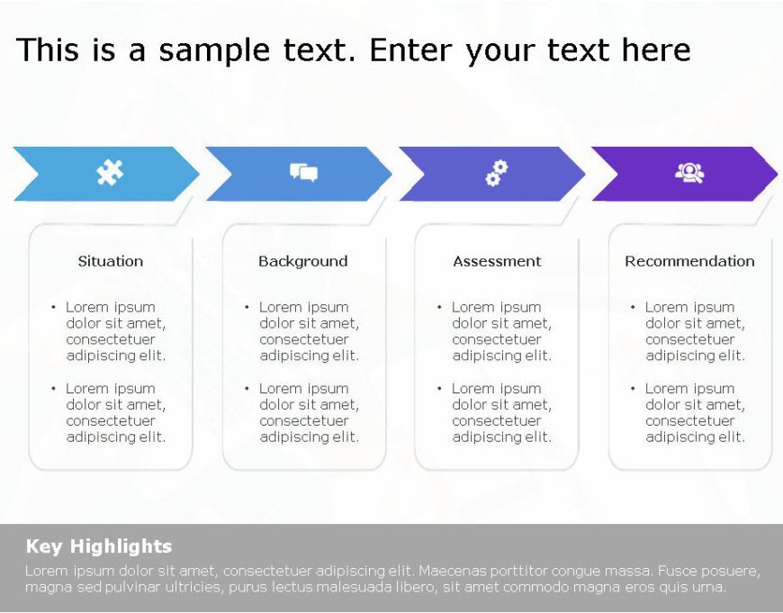 SBAR for business use ,31l PowerPoint Template