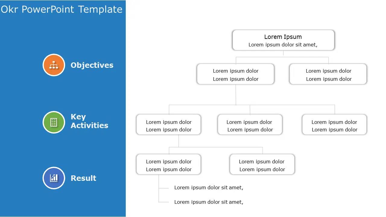 OKR 04 PowerPoint Template & Google Slides Theme