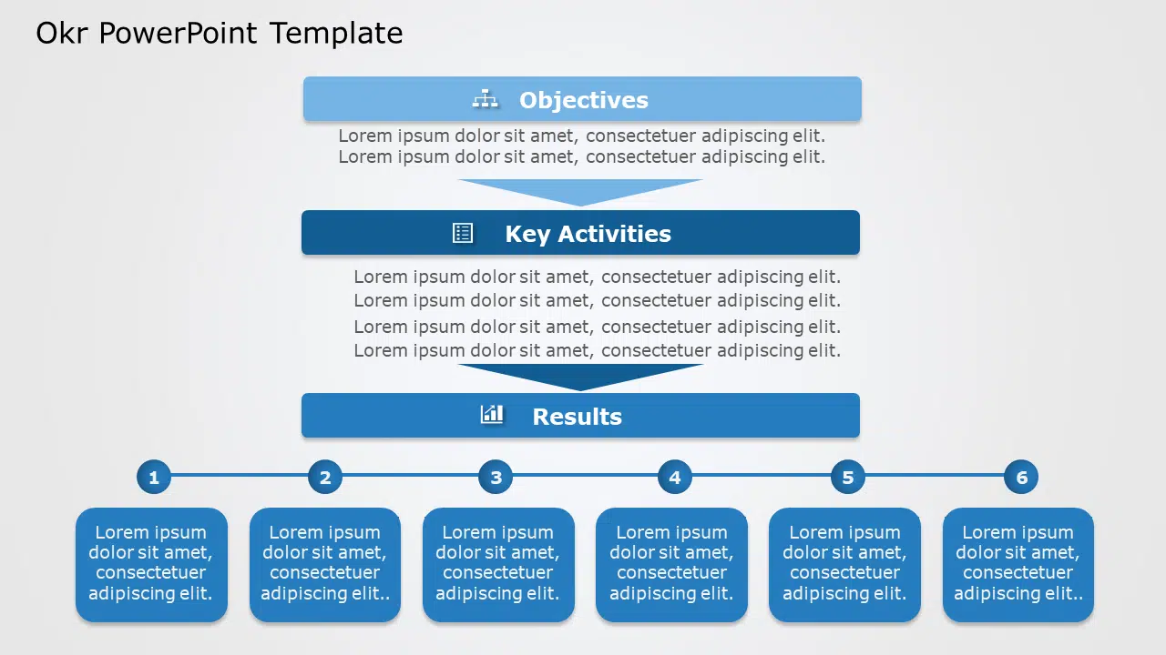 OKR 05 PowerPoint Template & Google Slides Theme