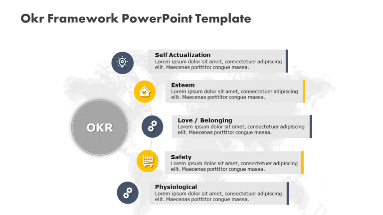 OKR Framework 03 PowerPoint Template & Google Slides Theme