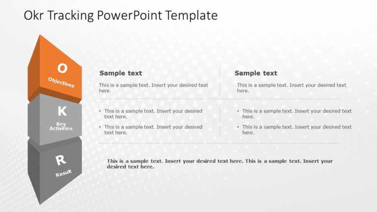 OKR Tracking PowerPoint Template & Google Slides Theme