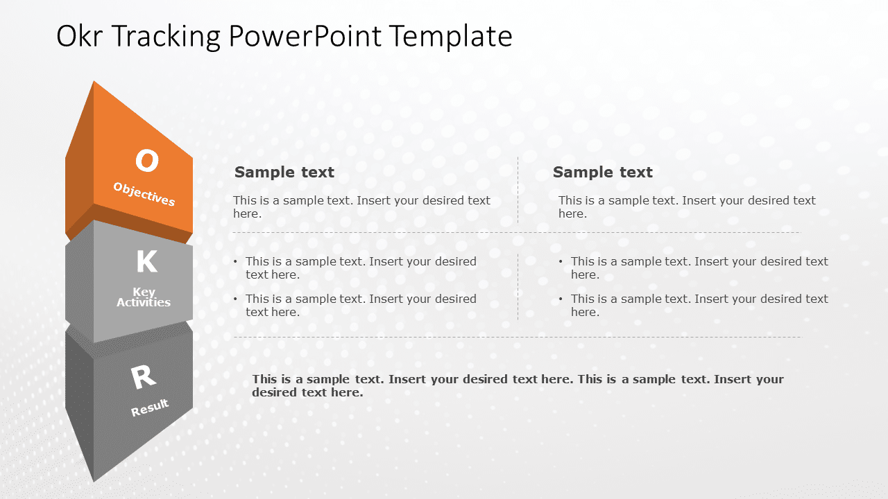 OKR Tracking PowerPoint Template & Google Slides Theme