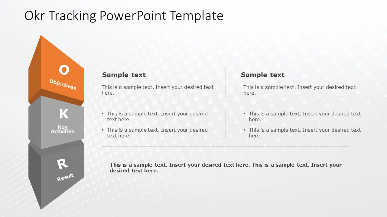 OKR Tracking PowerPoint Template & Google Slides Theme