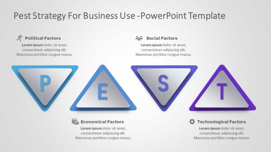 PEST Strategy for business use -17i PowerPoint Template