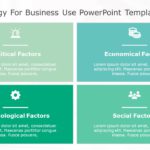 PEST Strategy for business use 26i PowerPoint Template & Google Slides Theme