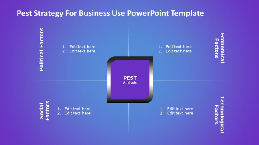 PEST Strategy for business use 31i PowerPoint Template