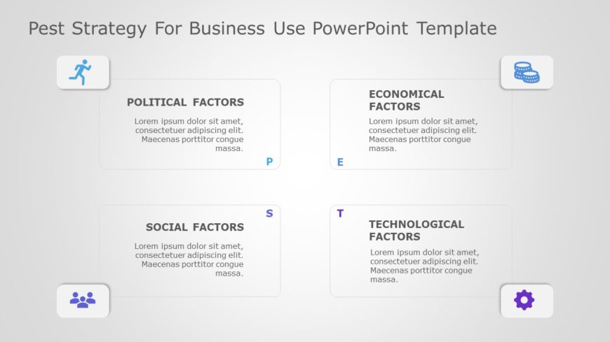 PEST Strategy for business use -1i PowerPoint Template