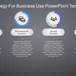 PEST Strategy for business use -6i PowerPoint Template & Google Slides Theme