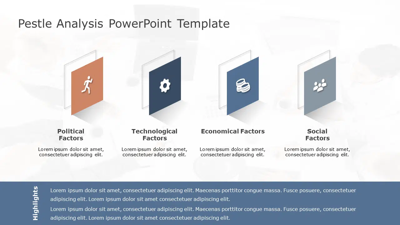 Pestle Analysis PowerPoint Template & Google Slides Theme