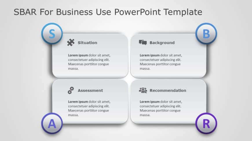 SBAR for business use ,23l PowerPoint Template