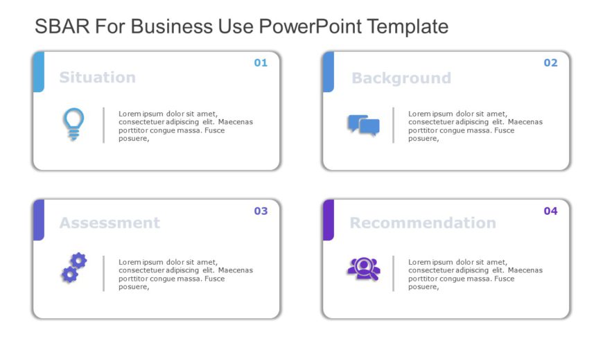 SBAR for business use ,10l PowerPoint Template