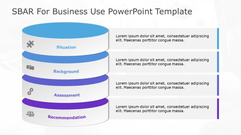 SBAR for business use ,11l PowerPoint Template & Google Slides Theme