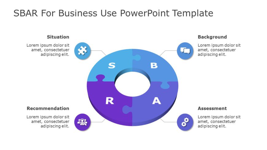 SBAR for business use ,17l PowerPoint Template