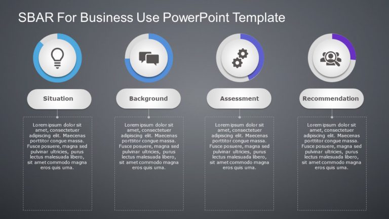 SBAR for business use ,19l PowerPoint Template & Google Slides Theme