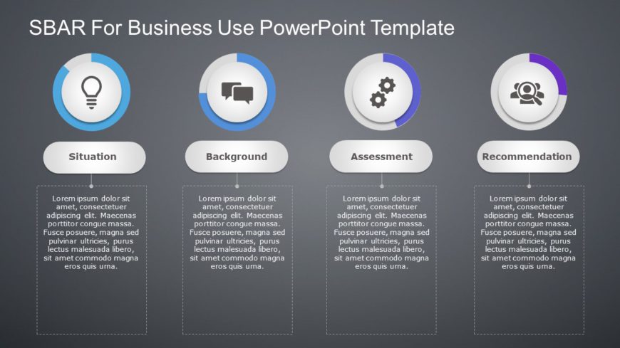 SBAR for business use ,19l PowerPoint Template