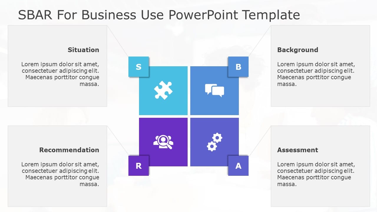 SBAR for business use ,22l PowerPoint Template & Google Slides Theme