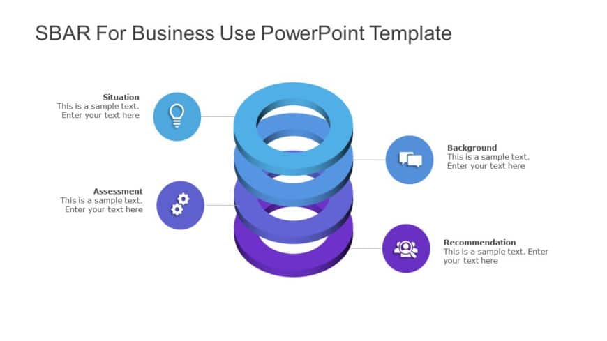 SBAR for business use ,9l PowerPoint Template