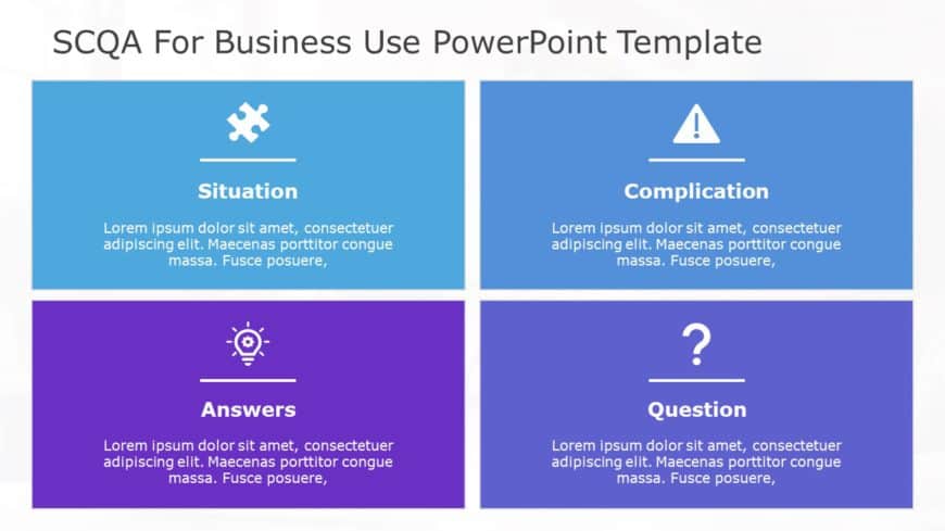 SCQA for business use ,15j PowerPoint Template