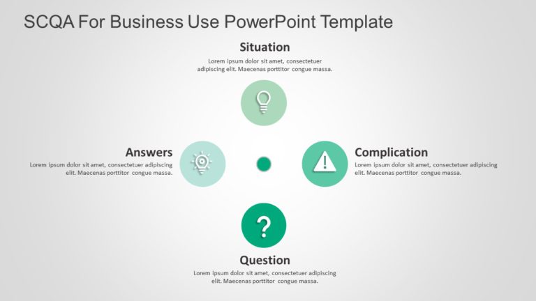 SCQA for business use ,20j PowerPoint Template & Google Slides Theme