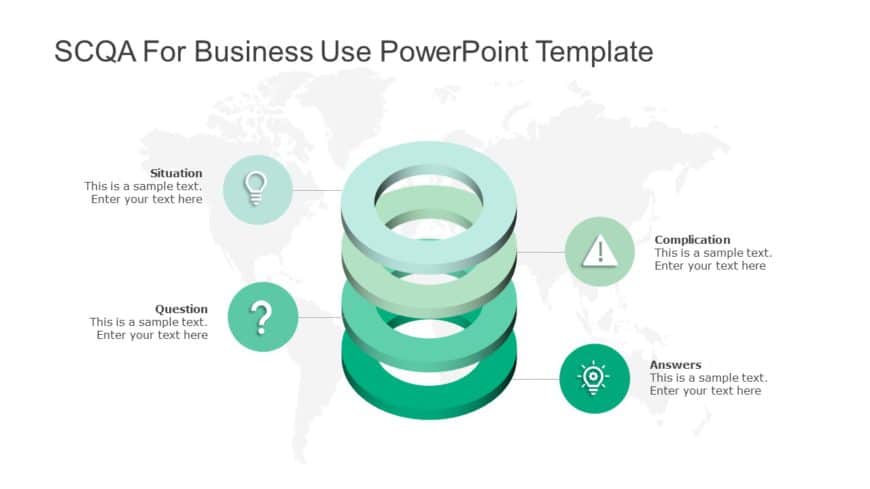 SCQA for business use ,22j PowerPoint Template