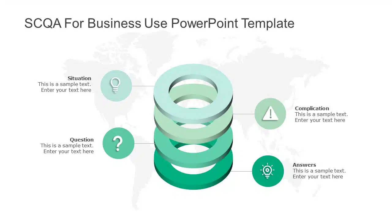 SCQA for business use ,22j PowerPoint Template & Google Slides Theme