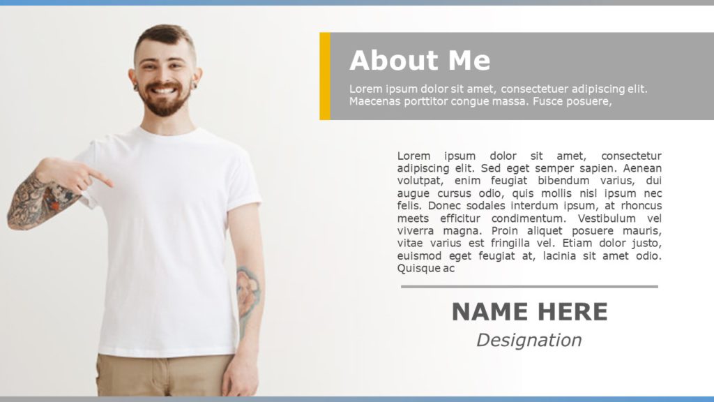 online self presentation examples