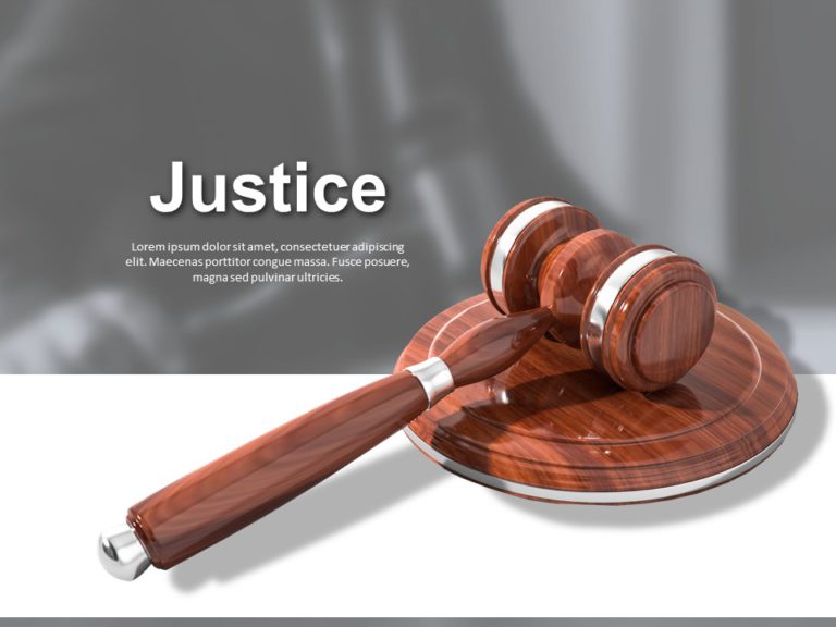Legal Cover PowerPoint Template