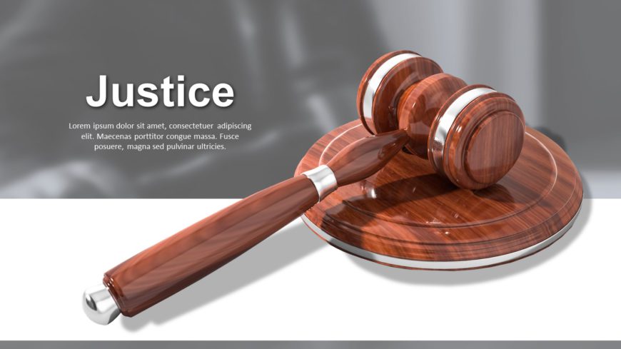 Legal Cover PowerPoint Template