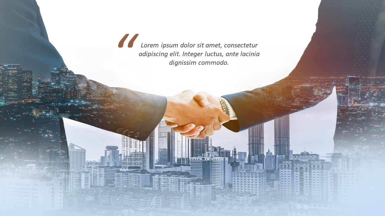 Trust Graphics Powerpoint Free Trust Quote PowerPoint Template