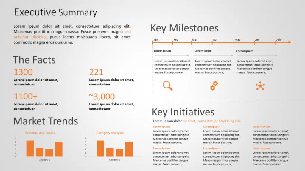 Executive Summary PowerPoint Template